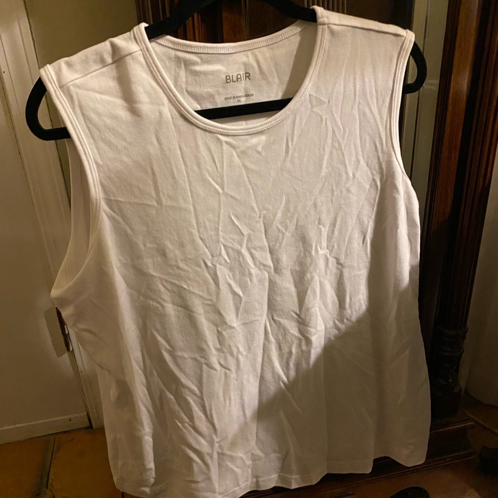 Cream tank will go with anything